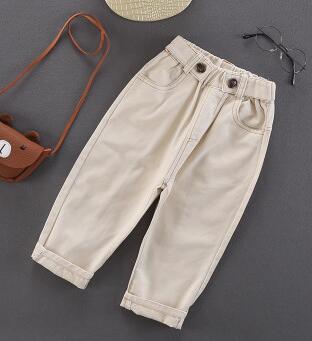 Pantalon en jean et coton à taille variable pour petits garçons