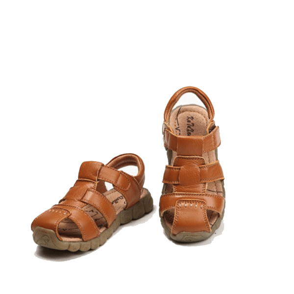 Sandale vintage en cuir