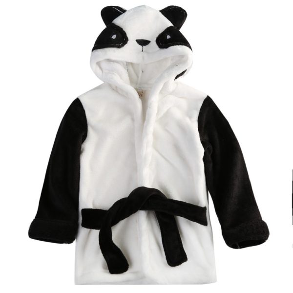 Peignoir à capuche en forme de Panda et de Souris pour touts petits