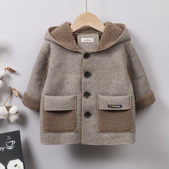 Manteau épais en coton pour petits garçons