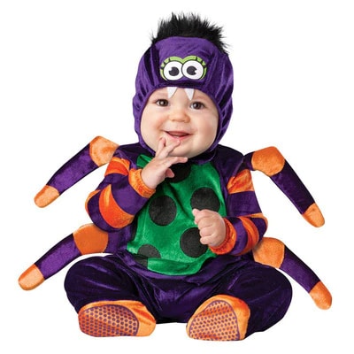 Barboteuse déguisement Araignée pour bébé