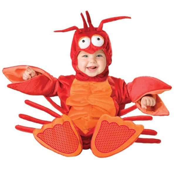 Barboteuse déguisement homard pour bébé