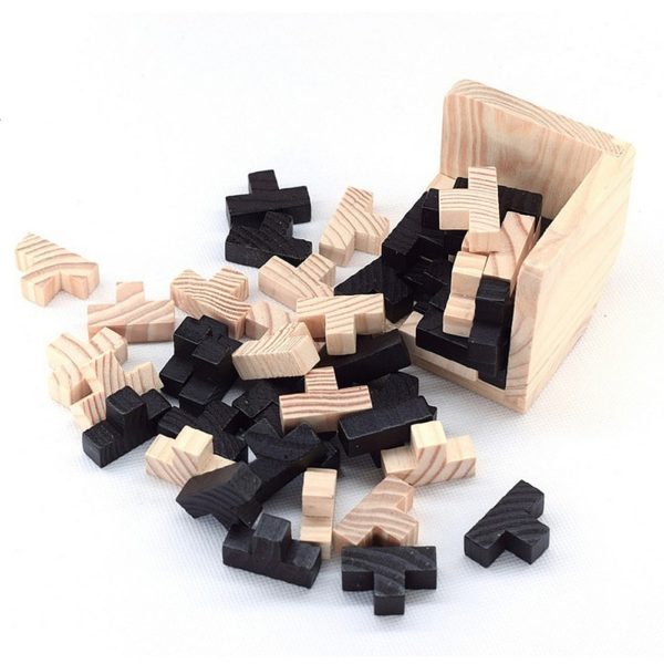 Puzzle Tetris cube casse tête chinois