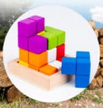TETRIS 3D EN BOIS 2