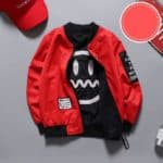 Bombers enfant rouge