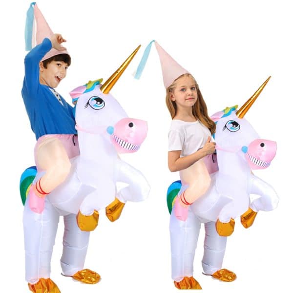 Costume licorne gonflable pour enfants