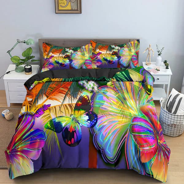 housse de couette enfant papillon 1