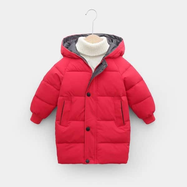 Manteau d'hiver rembourré en duvet pour enfant