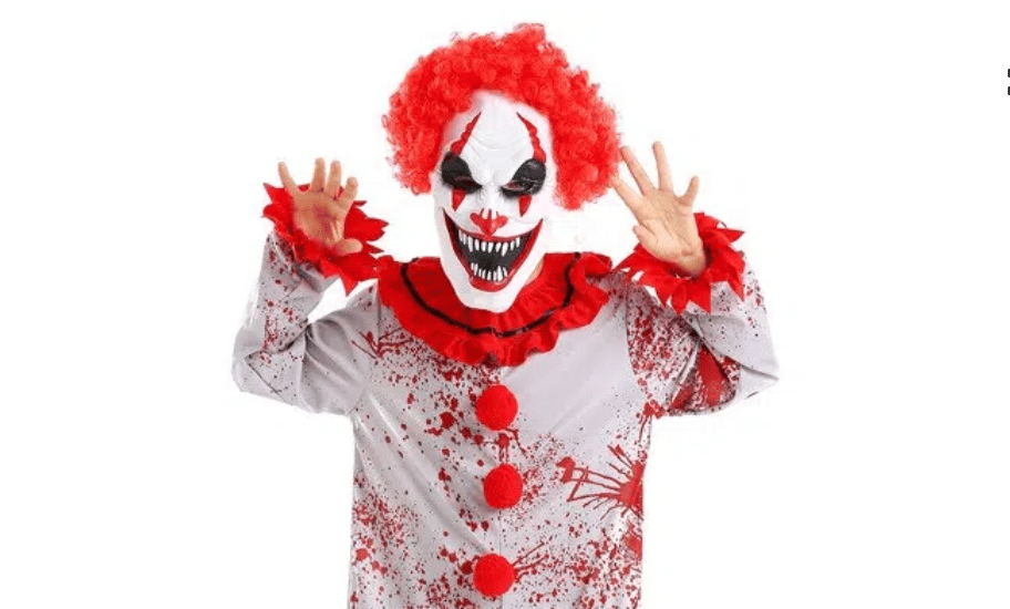 costume de clown tueur pour enfant miniature 1