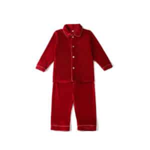 Pyjama de noël en velours pour enfants