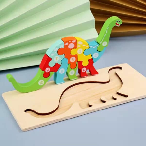 Puzzle Montessori Dinosaure