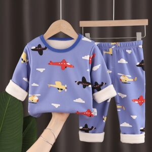Pyjama bébé motif petit avion