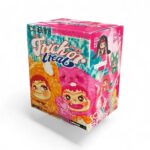 Blind box Wakuku série Fox & Bunny, une boite carrée aux dessins d'enfants kawaii déguisés en lapin ou renard, avec couleurs pastel où se cache une figurine mystérieuse à collectionner sur fond blanc.