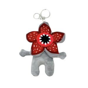 Peluche Stranger Things pour garçon avec un Dermogorgon porte-clef, sur fond blanc
