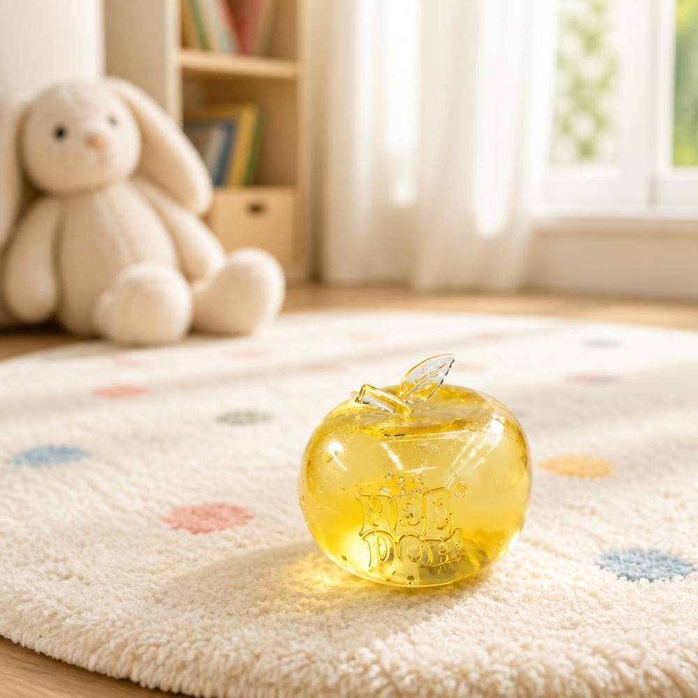 Jouet Squishy Needoh garçon anti-stress en pomme pailletée – Image 4